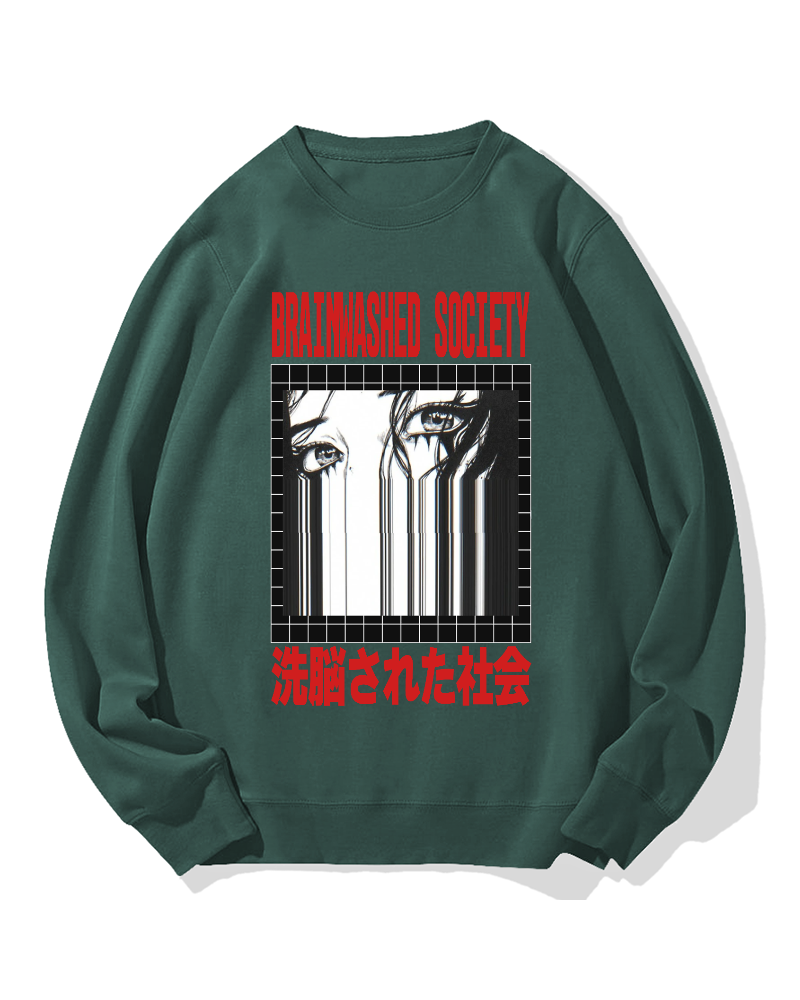 Brainwashed Society Cotton Sweatshirt