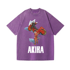 Akira Vintage Wash Japanese Design T-Shirt