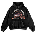 Taimeshi Gansui Vintage Washed Thick Cotton Hoodie