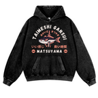 Taimeshi Gansui Vintage Washed Thick Cotton Hoodie