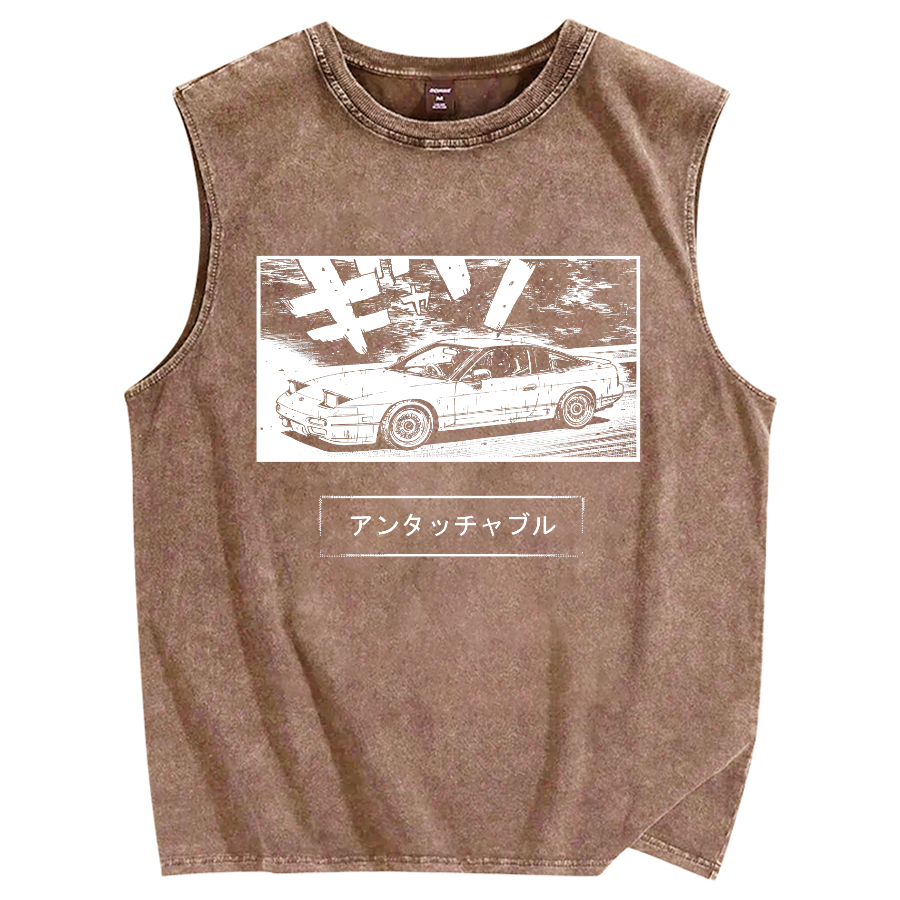 Tsukamoto's Nissan 180SX  Untouchable Vintage Distressed Washed Tank Top