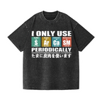 Sarcasm Vintage Wash Japanese Design T-Shirt