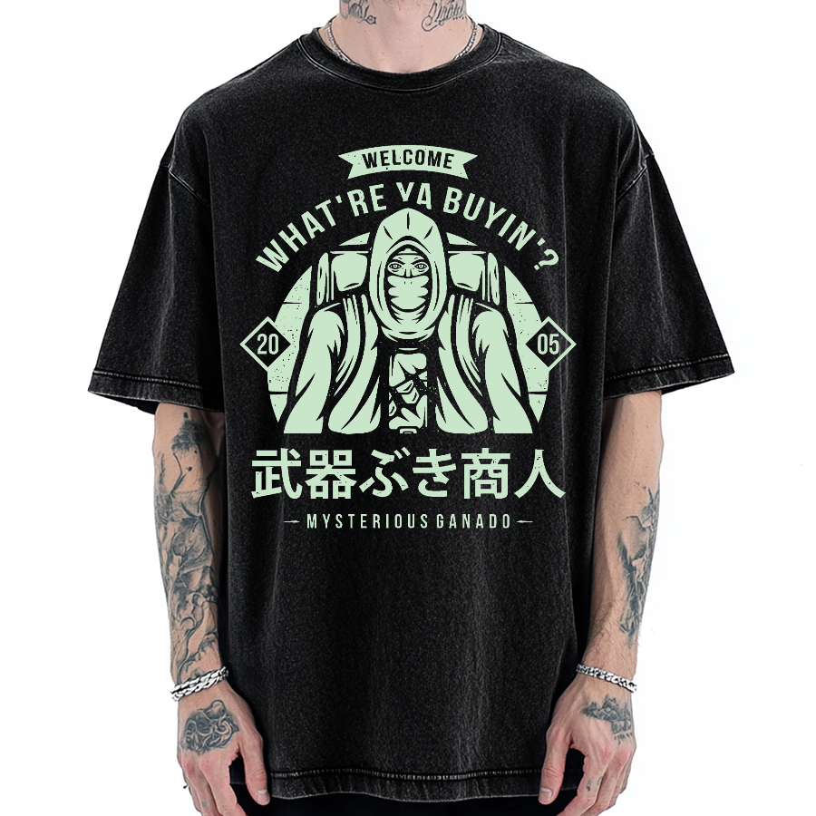 Japanese Weapons Dealer Vintage Washed T-shirt