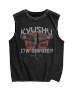 Kyūshū J7W Shinden Vintage Distressed Washed Tank Top