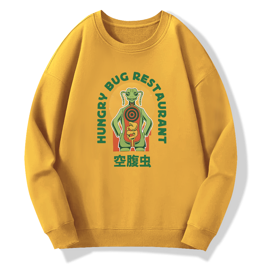 Fasting insect Japanese style Cotton Pullover Sweatshirt