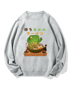 Frog Ramen Cotton Sweatshirt