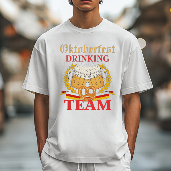 Drinking Beer Team Japanese Style Classic Tee