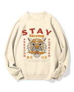 Stay Strong Tiger Cotton Sweatshirt