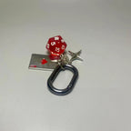 Poker dice keychain