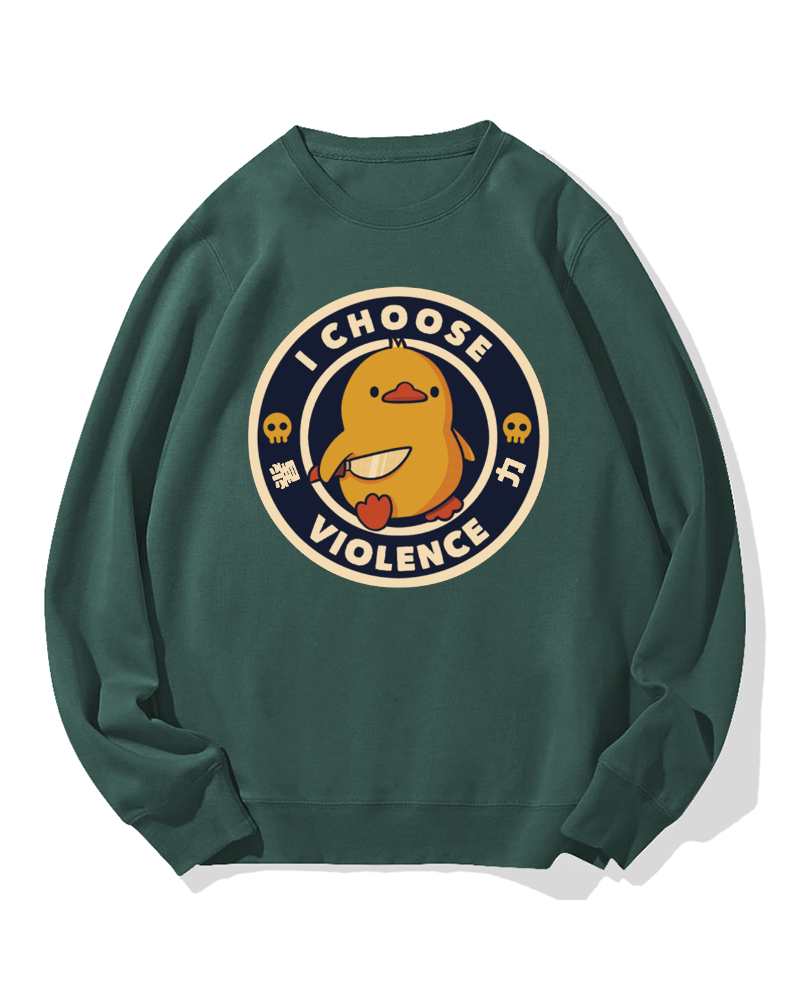 Violent Duck Cotton Sweatshirt