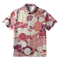 A Floral Fusion Button-up Shirt