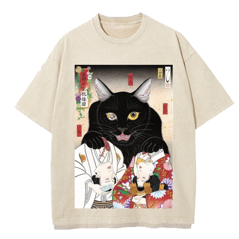 Dark Cat Washed T-Shirt