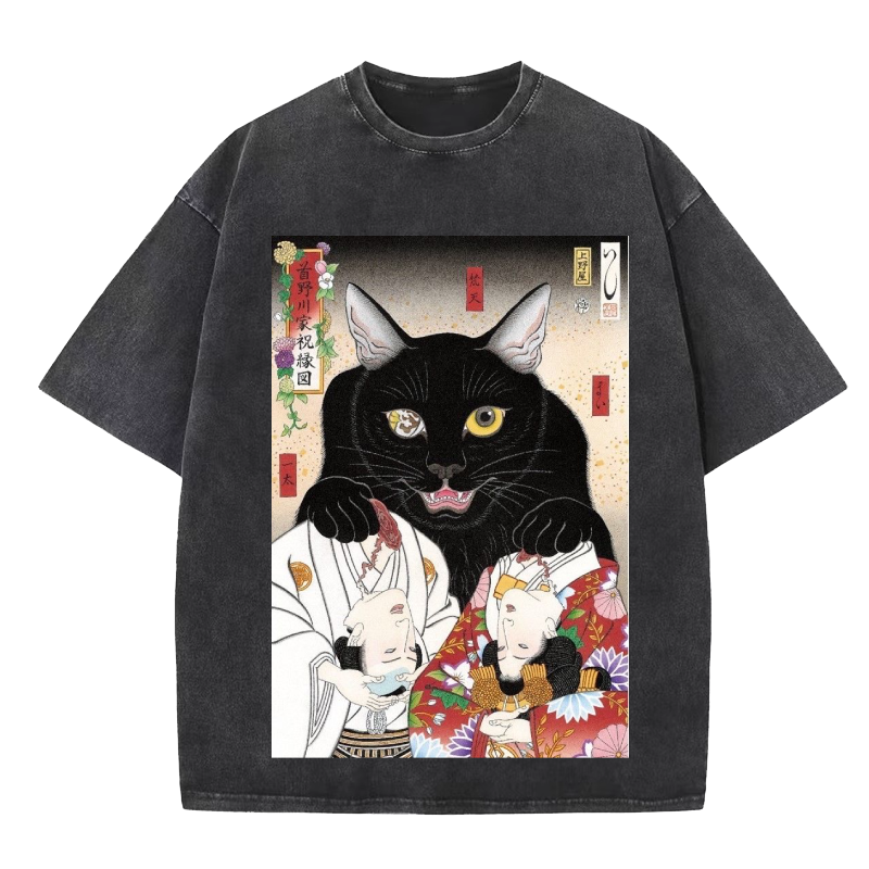 Dark Cat Washed T-Shirt