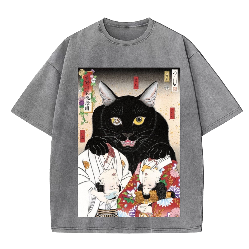 Dark Cat Washed T-Shirt
