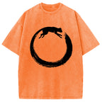 Cat's Circle Washed T-Shirt