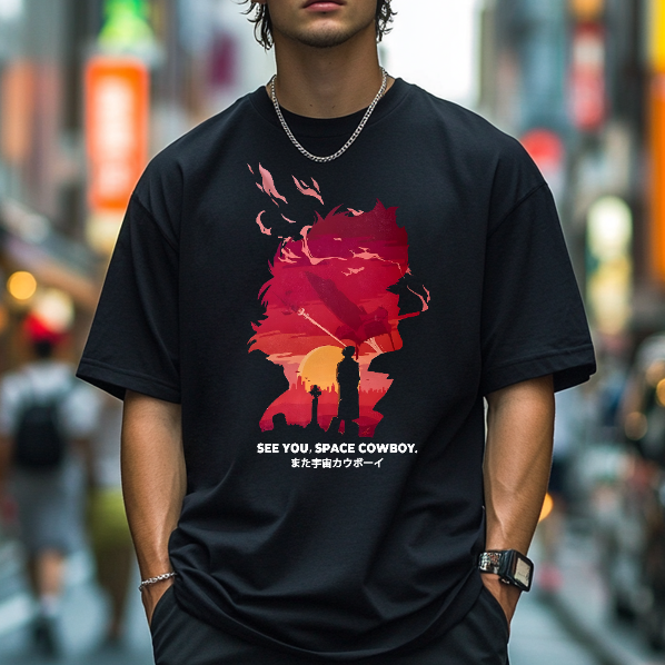 See you Space Cowboy Japanese Style Classic Tee