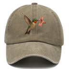 Hummingbird Haven Washed Cap