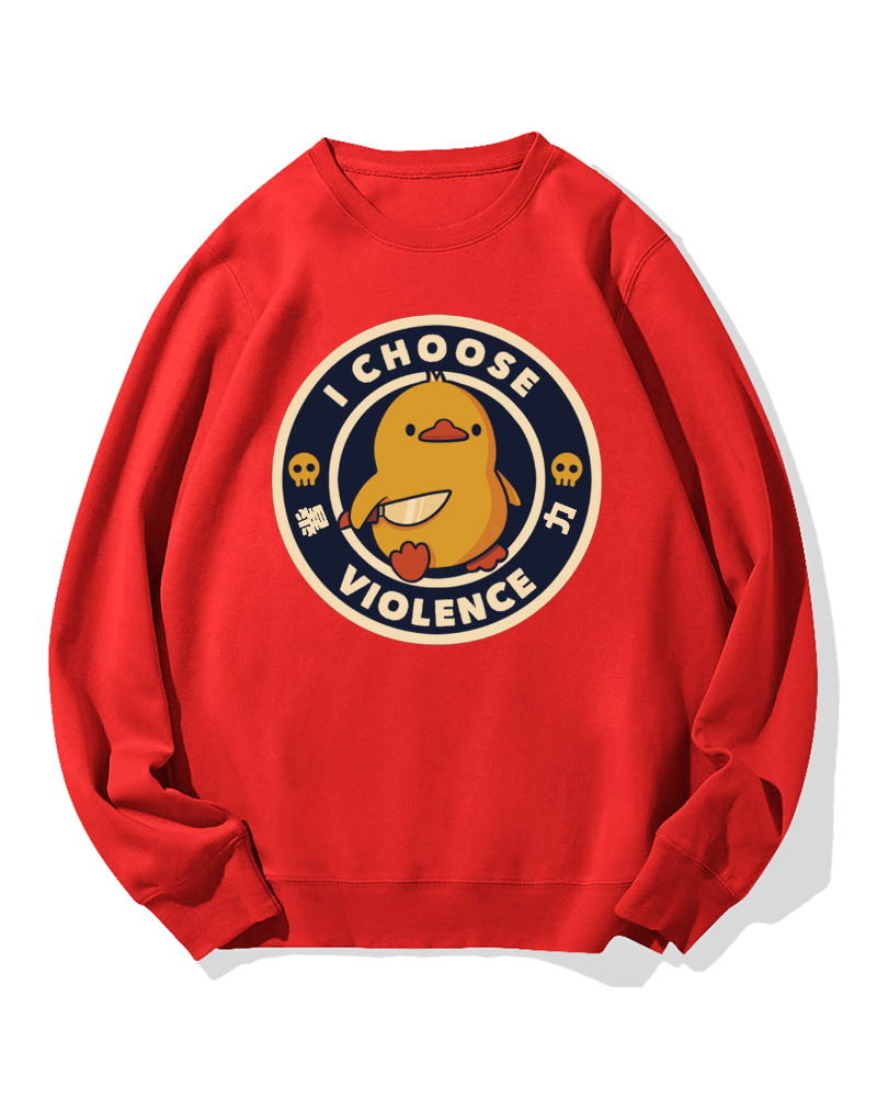 Violent Duck Cotton Sweatshirt