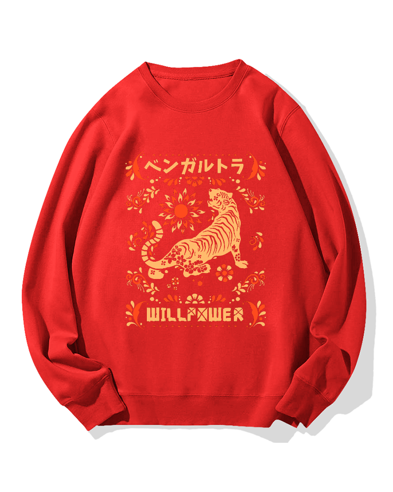 Bengal Tiger Cotton Sweatshirt