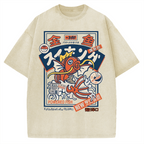 Powered Fish Vintage Washed T-shirt