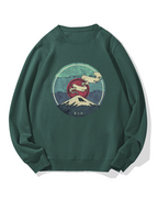 Fuji Mountain Cotton Sweatshirt