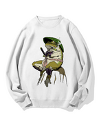 Frog Samurai Cotton Sweatshirt