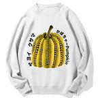 Pumpkin Geek Cotton Sweatshirt