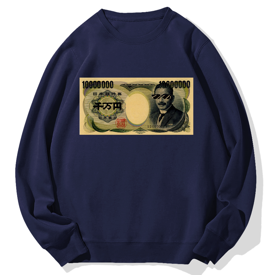 Ten million yen Geek Cotton Sweatshirt