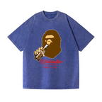 Coca Cola Ape Vintage Wash Japanese Design T-Shirt