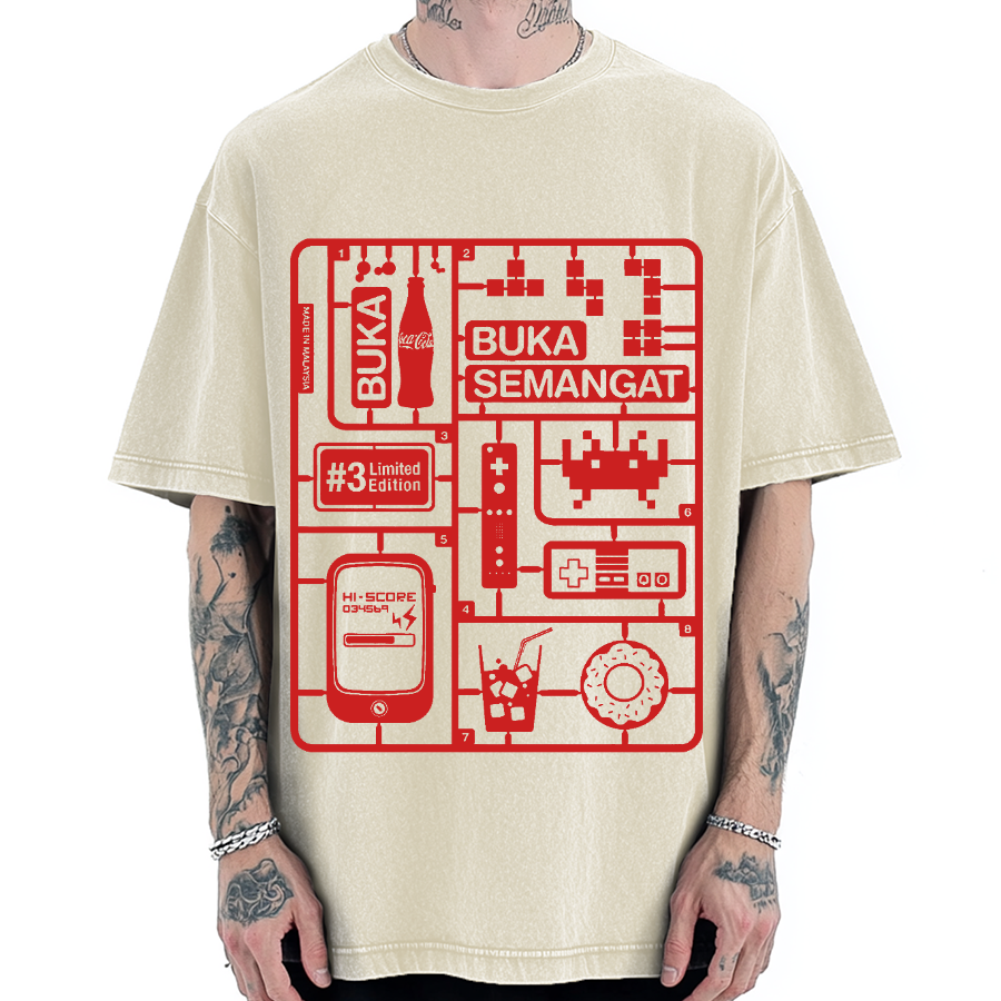 Tokyo Model Panels Vintage Washed T-shirt