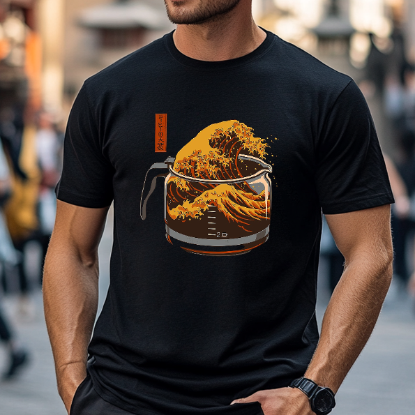 Ukiyoe Wave Japanese Style Classic Tee