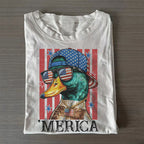 4th of July Mallard Duck Classic Folded T-shirt