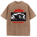 Japan Life in Tokyo Sylvian Synth Washed T-Shirt