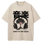 Music DJ Hip Hop Washed T-Shirt