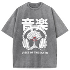 Music DJ Hip Hop Washed T-Shirt