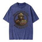 Only You Can Prevent Book Burnings Unisex Washed T-shirt