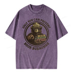 Only You Can Prevent Book Burnings Unisex Washed T-shirt