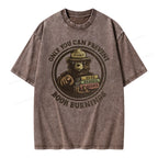 Only You Can Prevent Book Burnings Unisex Washed T-shirt