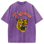 Vintage Hashin Tigers Japanese Baseball Washed T-Shirt