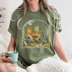 Frog And Toad Book Vintage Unisex Washed T-shirt