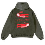 People Vintage Washed Cotton Back Art Hoodie