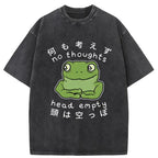 Head Empty Frog Washed Vintage T-Shirt