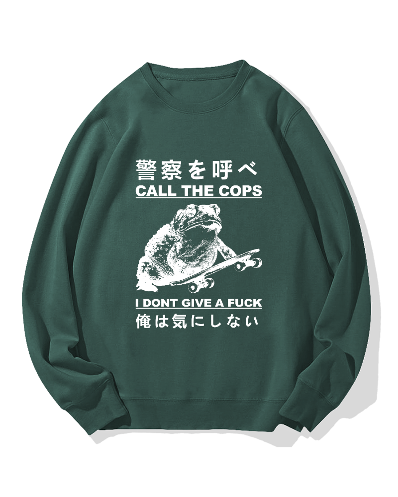 Skateboarding Toad Cotton Sweatshirt