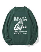 Skateboarding Toad Cotton Sweatshirt