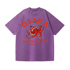 Samurai Octopus Vintage Wash Japanese Design T-Shirt