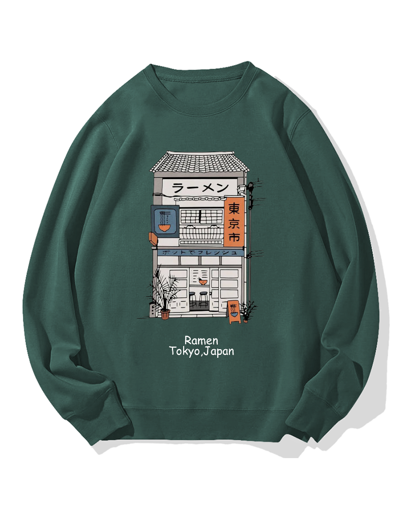 Ramen shop Cotton Sweatshirt