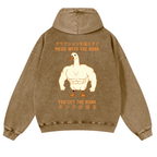 Duck Goose Vintage Washed Cotton Back Art Hoodie