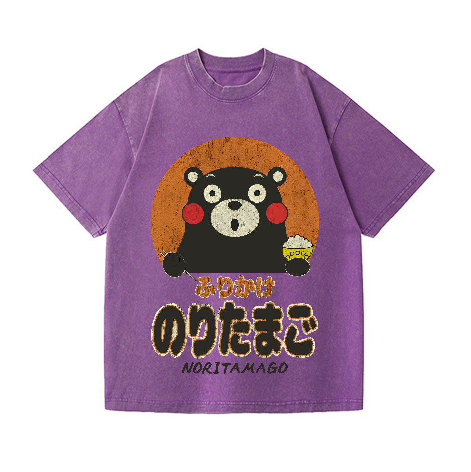 Kumamon Vintage Wash Japanese Design T-Shirt