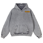 Pacman Vintage Washed Cotton Back Art Hoodie