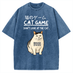 Don't Watch The Cat Vintage Washed T-shirt